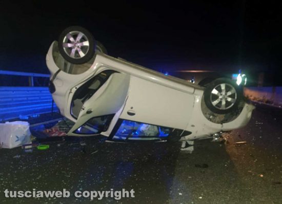 Viterbo - Incidente sulla Superstrada
