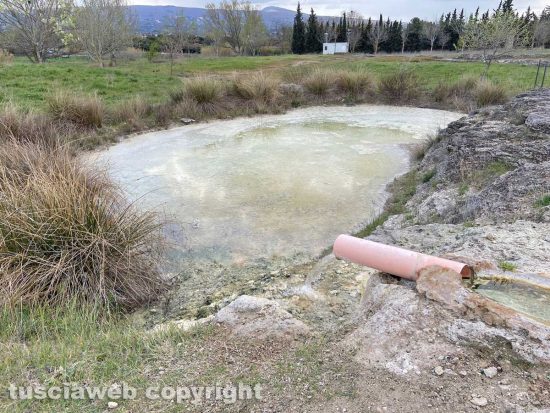 Viterbo - Il Bullicame - La pozza putrida dove finisce l'acqua