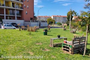 Viterbo - Il giardino in via Lippi