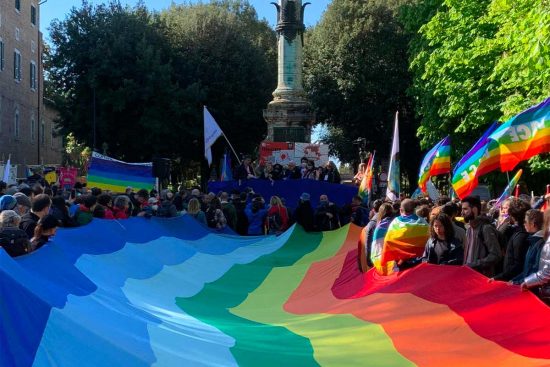 La marcia per la pace Perugia-Assisi
