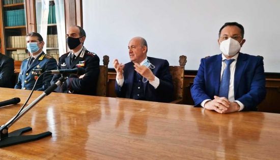Viterbo - La presentazione della rete di videosorveglianza su tutta la provincia