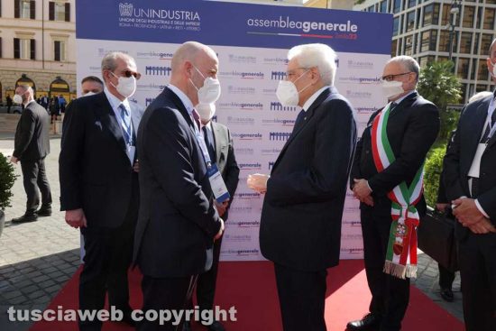 Roma - Mattarella all'assemblea generale di Unindustria
