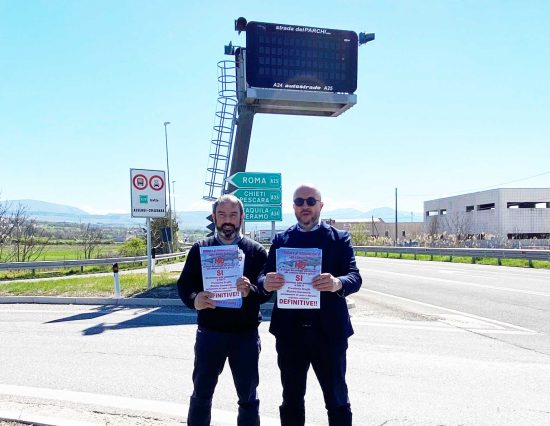 Pescina - Il deputato di FdI Mauro Rotelli all’iniziativa dei cento sindaci di Lazio e Abruzzo contro il caro pedaggi delle autostrade A24 e A 25