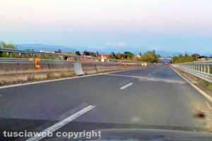 Superstrada - Manto stradale disconnesso