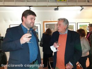 Il presidente della provincia Alessandro Romoli e il maestro Alessio Paternesi