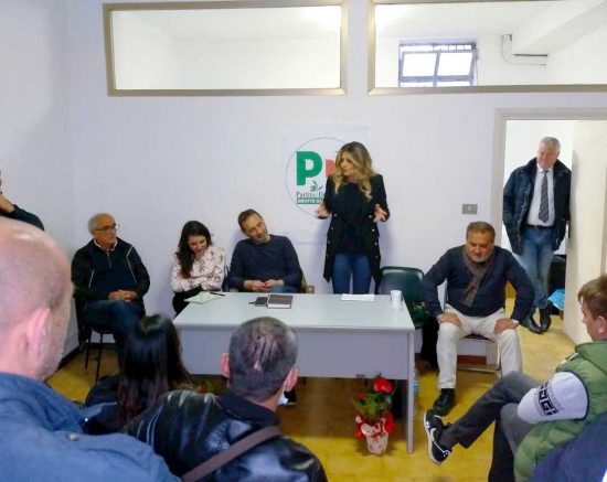 Viterbo - Alessandra Troncaelli inaugura il Comitato e sede del Pd a Grotte Santo Stefano