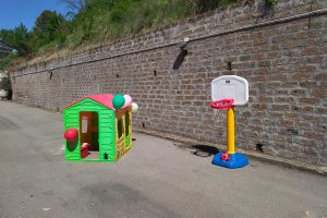 Canepina - L'area giochi della scuola dell'infanzia