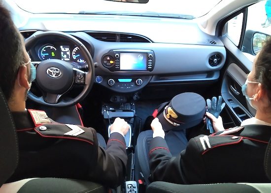 Carabinieri in servizio