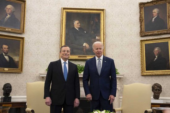 Mario Draghi e Joe Biden