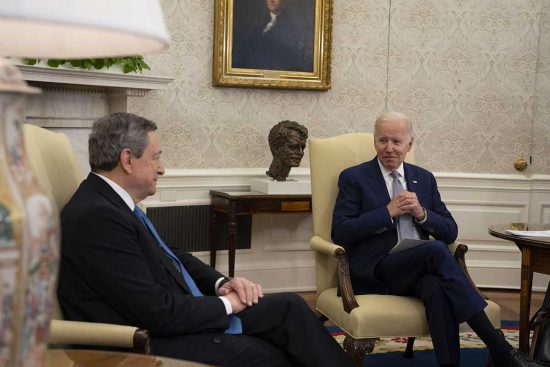 Mario Draghi e Joe Biden