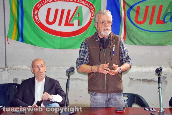Tarquinia - Il segretario generale della Uila Antonio Biagioli
