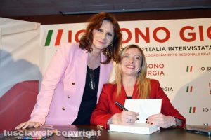 Viterbo - Giorgia Meloni e Laura Allegrini