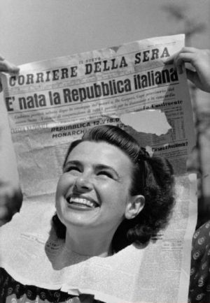 Referendum - È nata la repubblica italiana