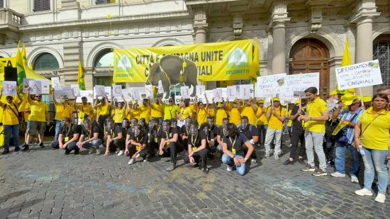 Roma - La manifestazione di Coldiretti Lazio per l'emergenza cinghiali