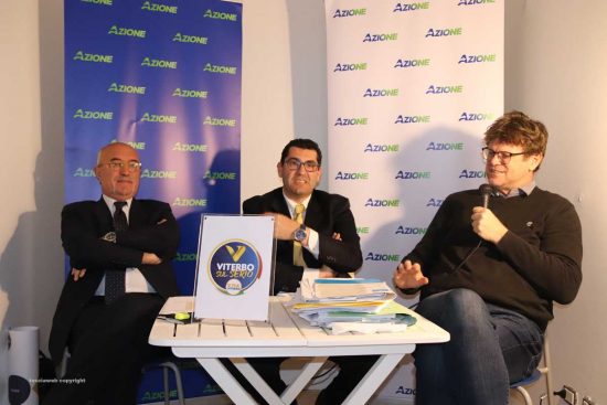 Viterbo - Conferenza stampa per la presentazione della lista civica "Viterbo sul serio-Viva Viterbo"