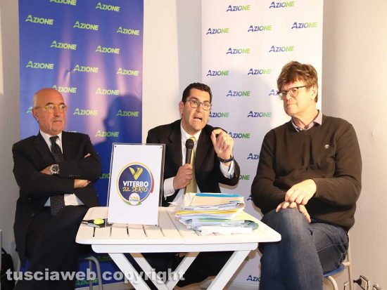 Viterbo - Conferenza stampa per la presentazione della lista civica "Viterbo sul serio-Viva Viterbo"