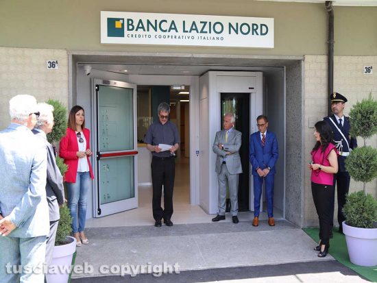 Viterbo - Inaugurazione della nuova filiale di Banca Lazio Nord in Via Carlo Cattaneo