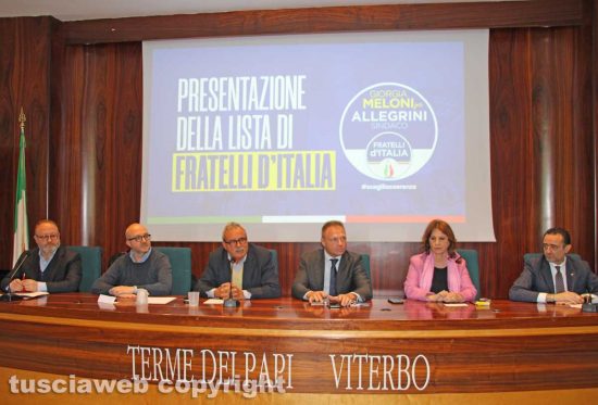 Viterbo - FdI - La presentazione della lista