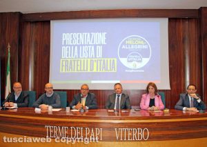 Viterbo - FdI - La presentazione della lista