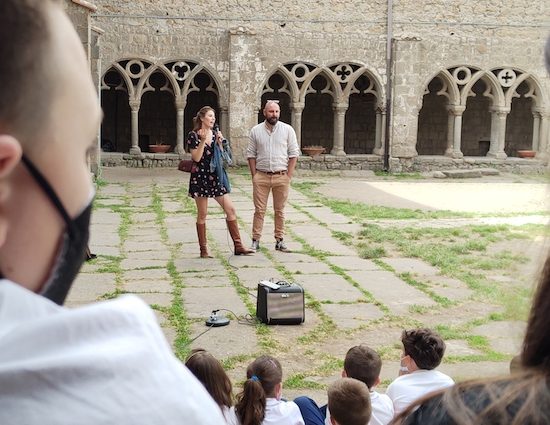 Diana Del Bufalo alla scuola Santa Maria del Paradiso