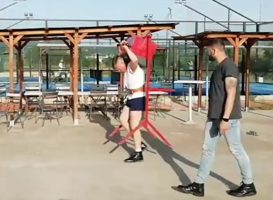 Macchina Santa Rosa - Allenamento prova di portata