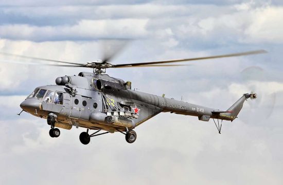 Un elicottero militare russo