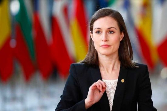 La prima ministra finlandese Sanna Marin