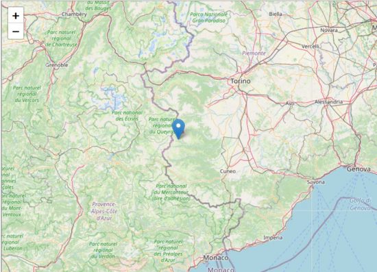 Terremoto a Cuneo