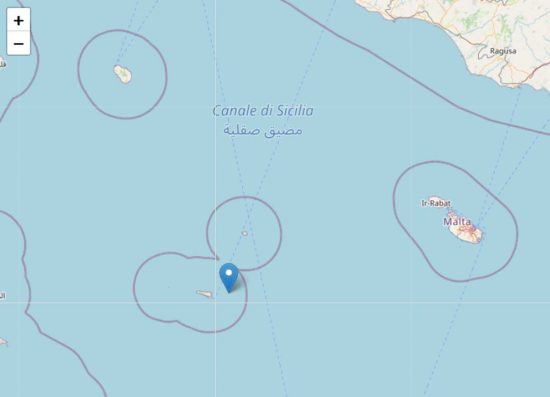 Terremoto a Lampedusa e Linosa