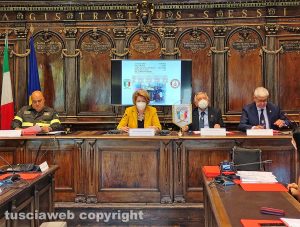 Viterbo - Presentazione del 27esimo raduno dell'Associazione nazionale dei vigili del fuoco