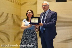 Prima classifica Roberta Pietrini, premiata da Lazzari