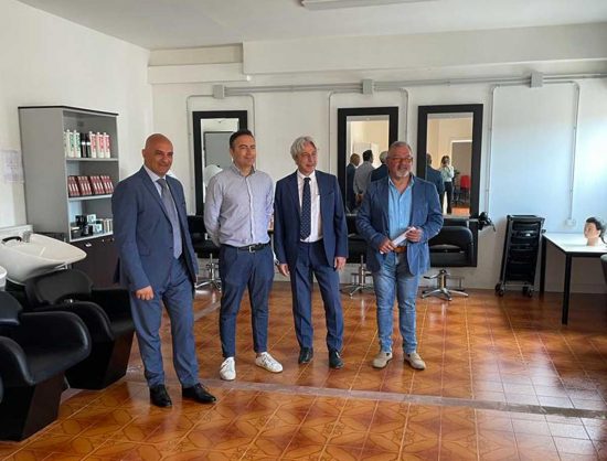 Capranica - L’inaugurazione dei laboratori di acconciature ed estetica "Fabio Baldi"