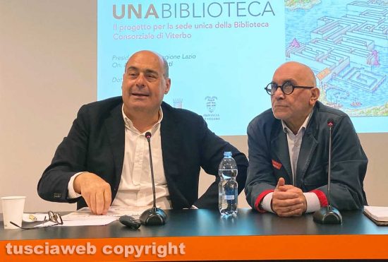 Nicola Zingaretti e Paolo Pelliccia