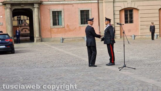 Viterbo - Piazza del Comune - Le prove per i festeggiamenti della fondazione dell'Arma dei Carabinieri