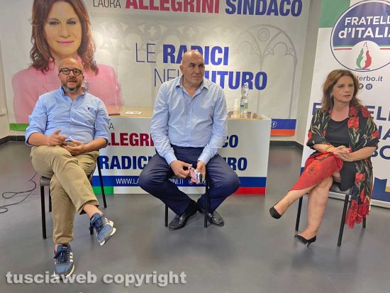 Mauro Rotelli, Guido Crosetto e Laura Allegrini