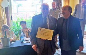 Viterbo - Attestato di benemerenza ad Adorno Bugiotti