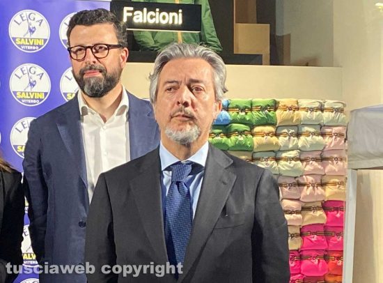 Salvini a Viterbo - Andrea Di Sorte e Francesco Battistoni