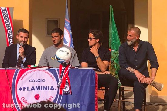 Sport - Calcio - Tuia, Sernicola e Cataldi premiati dal comune di Civita Castellana