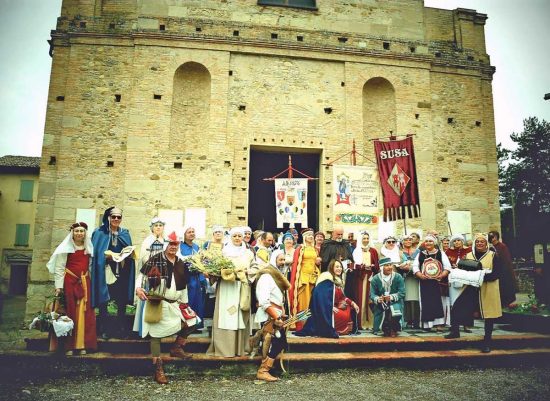 Quattro Castella - Il gruppo rievocatori storici “La Rocca di Matilde” al 56esimo corteo Matildico