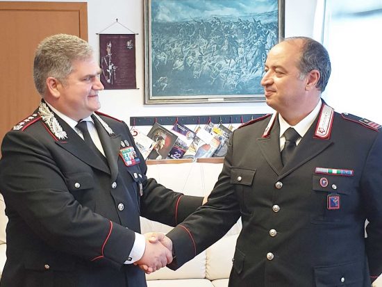 Castelnuovo di Farfa - Il saluto per Il luogotenente Luca Angeloni 