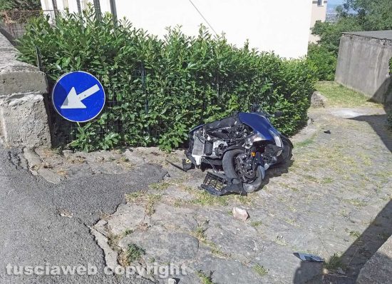 Montefiascone - L'incidente sulla Verentana