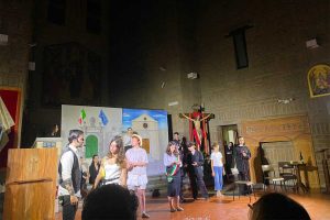 Viterbo - L'esibizione della compagnia teatrale delle emozioni