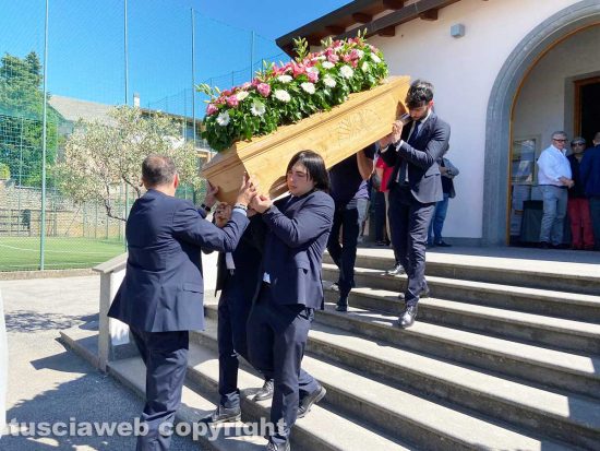 Viterbo - Il funerale di Loretta Zanobbi
