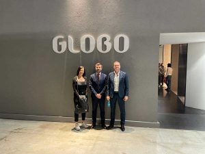 Milano - Luca Giampieri e Giovanna Fortuna al Salone del mobile