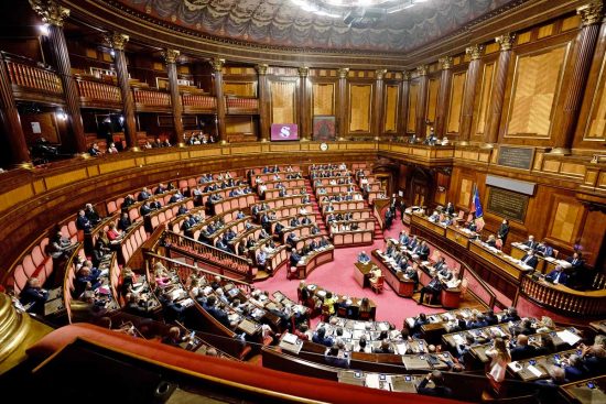 Roma - Comunicazioni del premier Mario Draghi