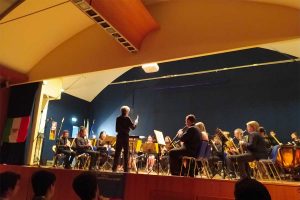 Viterbo - Il concerto dell'orchestra di fiati del conservatorio di Santa Cecilia