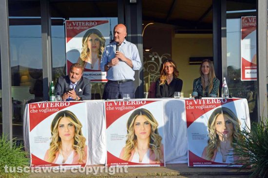 Viterbo - Enrico Panunzi, Daniele Leodori, Alessandra Troncarelli ed Elda Pizzi