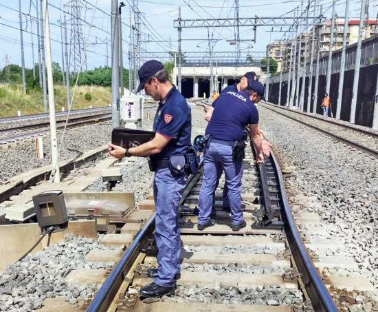 Roma - Incidente treno alta velocità in galleria