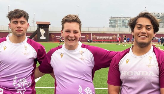 Civitavecchia - I giocatori del Rugby Civitavecchia Matthias Fiorentino, Federico Pizzabiocca, Danilo Battaglini