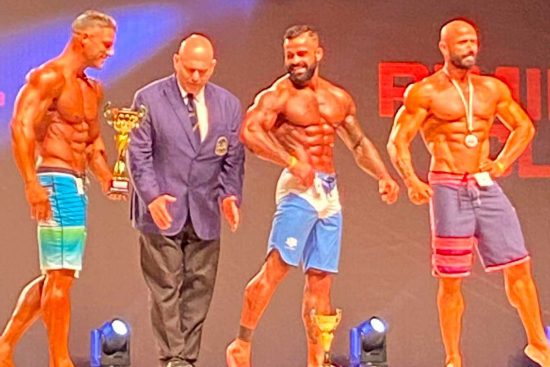 Sport - Body building - Alessandro Colacchi terzo al Rimini steel